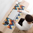 thumbnail image 3 of Long Mouse Pads for Desk,Orange Geometric Pattern Desk Mats on Top Of Desks, Desk Mouse Pad Extra Large with 3mm Non-Slip Base and Stitched Edge for Gaming,Office,Work,Home 31.5"x11.8", 3 of 6