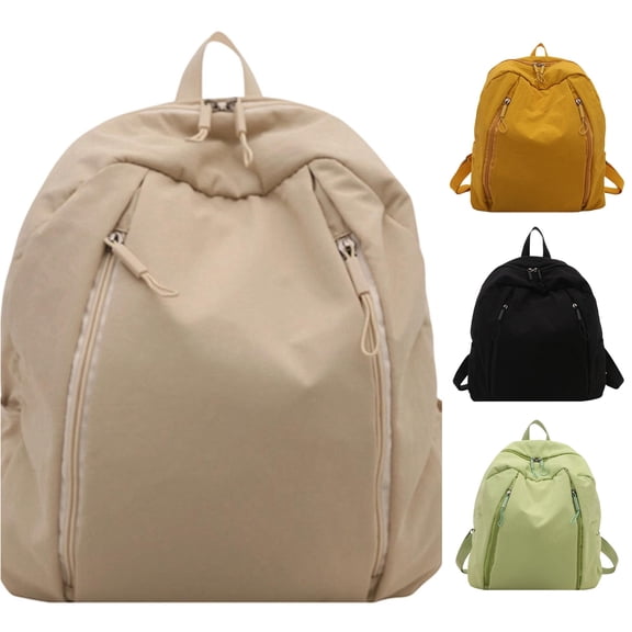 Minimalist Solid Color Lightweight Shoulder Backpack For Daily Commute Travel And Sports