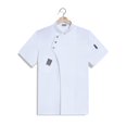 thumbnail image 1 of Catering Cooking White Shirt Restaurant Kitchen Chef T-shirt Baker Work Uniform Waiter Hotel Clothes Cook Jacket Cafe Overalls FWZ, 1 of 7