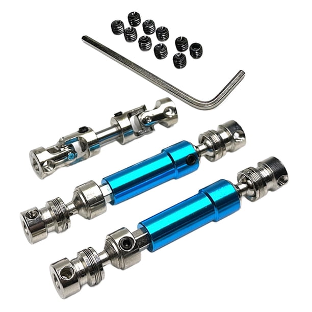 2 ejes de transmisión intermedios CVD, eje de transmisión delantero y trasero, eje de transmisión, accesorios de actualización azul