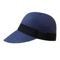 thumbnail image 2 of HuangHuanChen Women's Beach Hat Sun Hats Visor for Women Straw Beach Hat Adjustable Wide Brim Packable for Summer Travel UPF 50+ Sun Hat, 2 of 4