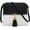 Black/White, variant on Lightweight Medium Crossbody Bag with Tassel
