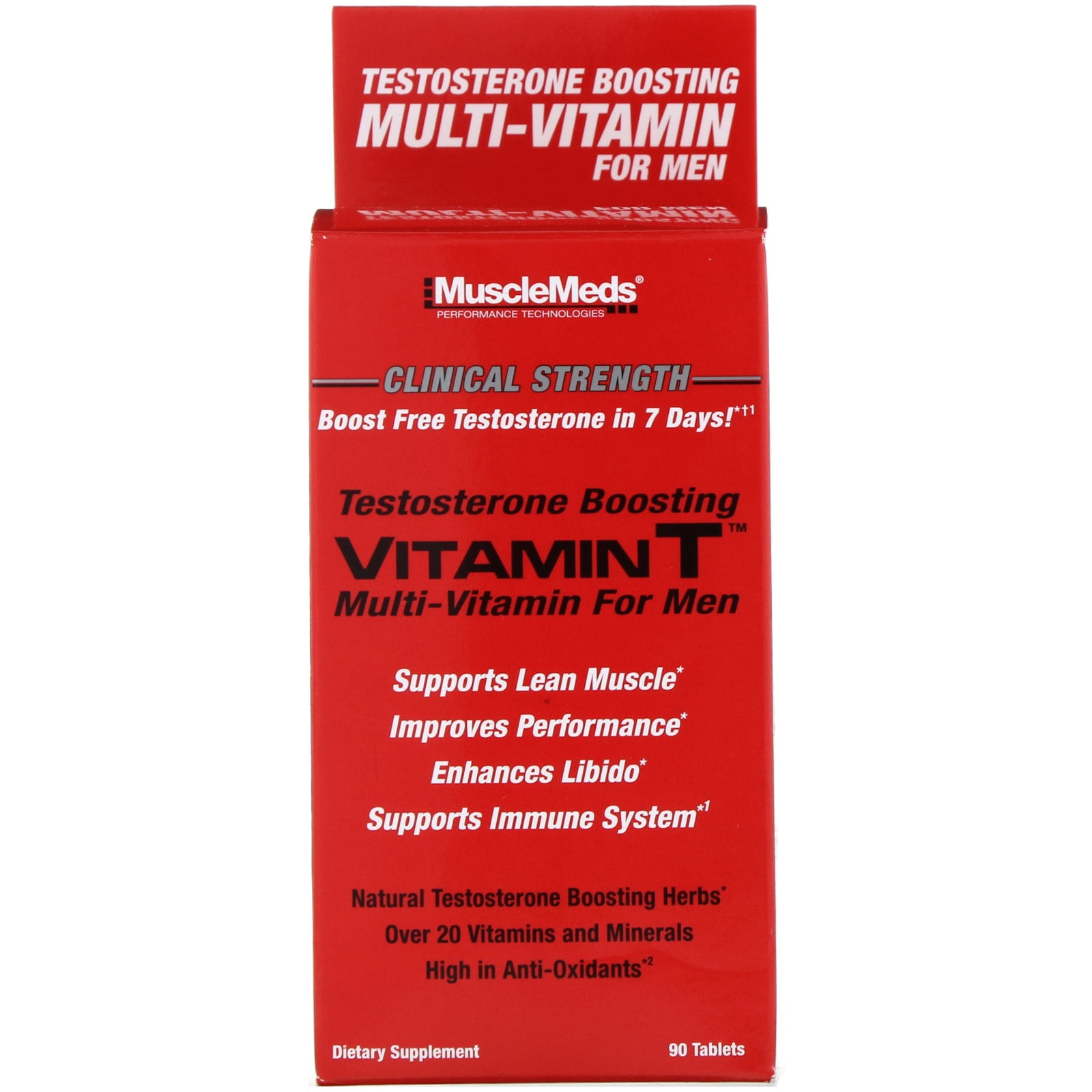 MuscleMeds Vitamin  T  Testosterone Boosting Multi Vitamin  