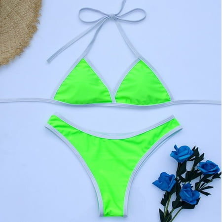 Generic Women s Swimsuit Three-Point Swimsuit Sexy Seduction See-through Three-Point Bikini Suit plus Size Sexy Lingerie