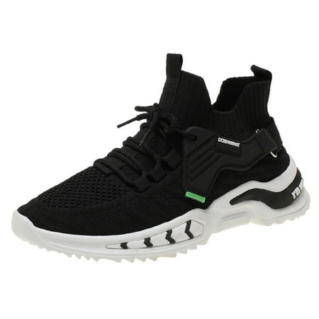 

AnuirheiH Women Shoes Breathable Mesh Shoes Fly Weave Bandage Cushion Soft Sports Casual Shoes 4$ off 2nd item