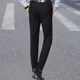 thumbnail image 4 of Pantalones de traje para hombre, holgados, con tirantes, para uso social, ajustados, elásticos, para negocios, para hombre, con cinturón, 4 of 5