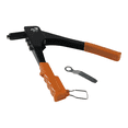 thumbnail image 1 of Heavy Duty Riveter Riveting Machine with 4 Rivet Machine Nozzles and 1 Wrench Hand Tools Rivet Nut Tool Orange, 1 of 7