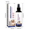 thumbnail image 3 of Natural Pet Flea Repellent Spray for Dogs and Cats Chili Cinnamon Citronella Formula Repels Parasites Maintains Clean Coat 100ml Effective, 3 of 8