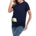 thumbnail image 3 of Gvmfive Short Sleeve Maternity Tops Funny Print Pregnancy T Shirt for Women, 3 of 4