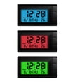 thumbnail image 2 of Calendario Digital Automático Pantalla LCD Reloj Digital para Piezas Vehículos (Azul), 2 of 5