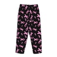 thumbnail image 5 of Daiia Breast Cancer Awareness Women's Sleep Pant with Pockets and Drawstring,Pajama Pants-Medium, 5 of 9