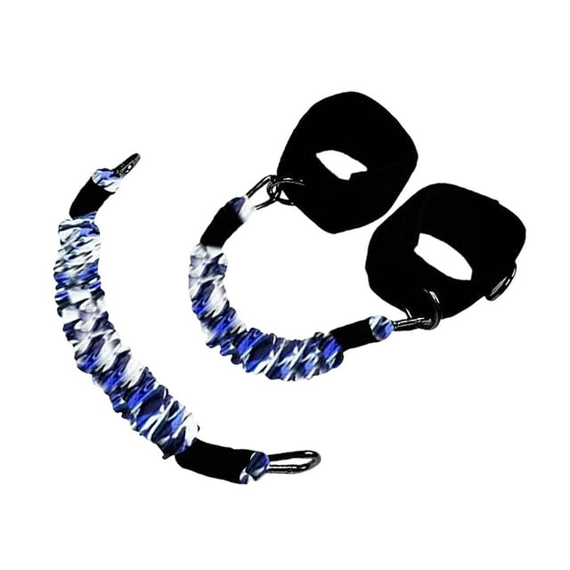 Bandas elásticas de resistencia para entrenamiento de piernas, saltos, cinturones con tobilleras, correas de resistencia para tobillos, ideales para
