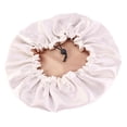 thumbnail image 3 of Sleep Cap Satin Cap Yinane Turbantes de Cabello Suave Rojo vino, 3 of 5