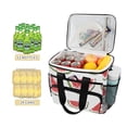 thumbnail image 2 of FORMRS Insulated Cooler Bag 24 Cans Capacity Soft Leakproof Lunch Box with Side Pockets, Watermelon Pattern, 2 of 7