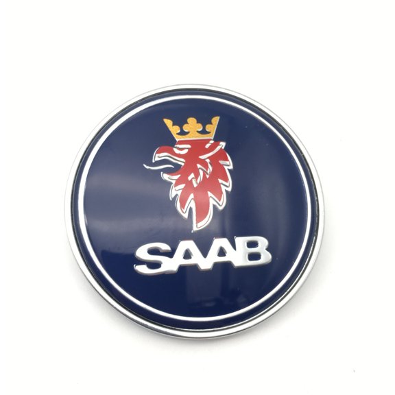 1PC New Replacement Accessories Fits For SAAB 93 9-3 900 9000 50mm Car Front Bonnet Hood Emblem Badge 5289871 Blue