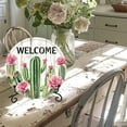 thumbnail image 6 of Metal Tin Sign Welcome Cactus Vintage Metal Signs Rustic Wall Decor for Home Porch Living Room Greenhouse Farmhouse Yard Garden Indoor Outdoor 12 Inch, 6 of 12
