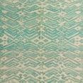 thumbnail image 1 of Ahgly Company Machine Washable Indoor Square Abstract Green Area Rugs, 4' Square, 1 of 7