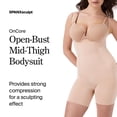 thumbnail image 2 of Body Leotardo SPANX OnCore con busto abierto a la mitad del muslo, color nude XS, 2 of 6