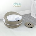 thumbnail image 4 of Dolu Nuve Potty Training Seat, Portable Toilet Chair for Kids, Stone Grey, 4 of 9