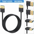 thumbnail image 3 of 1.4 Cable Silicone 8K60Hz 4K/144Hz Angled 30cm-100cm Stability, 3 of 14