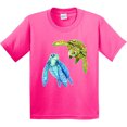 thumbnail image 3 of Inktastic Sea Turtles Swimming Together Youth T-Shirt, 3 of 5