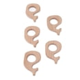 thumbnail image 4 of 5 mordedores de madera para bebé, de haya, seguros, no tóxicos, resistentes, con forma de caracol, accesorios de joyería DIY., 4 of 14