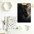 thumbnail image 4 of FMSHPON Dragon Clipboard Hardboard Wood Nursing Clip Board and Pull for Standard A4 Letter 13x9 inches, 4 of 7