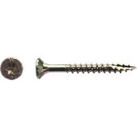 Big Timber 5015860 No.8 x 1.5 in. Star Wood Screws, Gold Zinc Coated - 1 lbs - Pack of 198