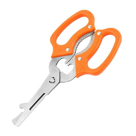 Stainless Steel Kitchen Scissors for Poultry, Meat, Herbs, All Purpose Shears for Bottle Opener, Can Opener, Nutcracker, Peeler, Screwdriver