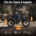 thumbnail image 4 of Plus Electric Bike for Adults, 1500W Peak 28 MPH 20" Fat Tires Electric Bicycle with Dual Suspension & Brakes Motorcycle, E-Bike Green, 4 of 6