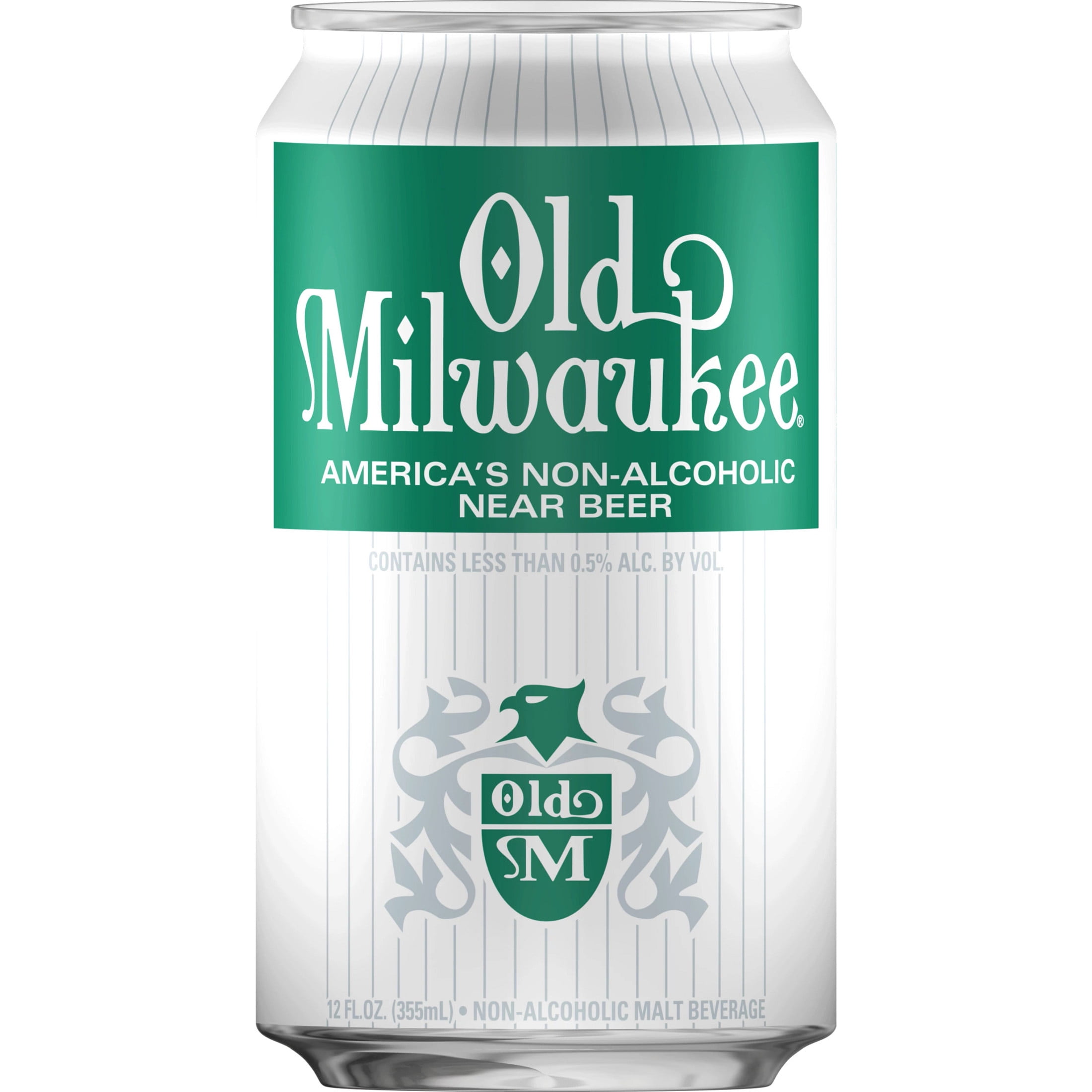 Old Milwaukee Non Alcoholic Beer, Domestic Non Alcoholic, 12 pack, 12 fl oz Cans, 0.4% ABV