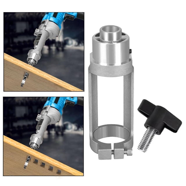 Adaptador de Taladro para Orificios Cuadrados, Accesorios para Taladro Manual, Accesorio de 5,9 Pulgadas de Largo, Fácil Instalación