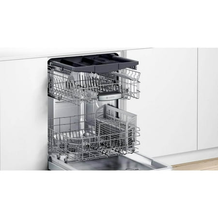 Bosch - 500 Series 24" Top Control Built-In Stainless Steel Tub Dishwasher with 3rd Rack and AutoAir, 44 dBa - Stainless Steel