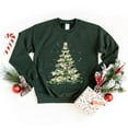 thumbnail image 3 of Watercolor Christmas Tree Sparkle -  Women's Sweatshirt, 3 of 12