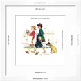 thumbnail image 3 of Young Love: Walking to School, Framed Art Print Wall Art by Norman Rockwell Sold by Art.Com, 3 of 6