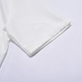 thumbnail image 7 of Men's Linen Short Sleeved T Shirt Loose Undershirt Solid Color Short Sleeved Cotton Linen Shirt For Men Beach Plus Size Men Short Sleeved Shirt, 7 of 7