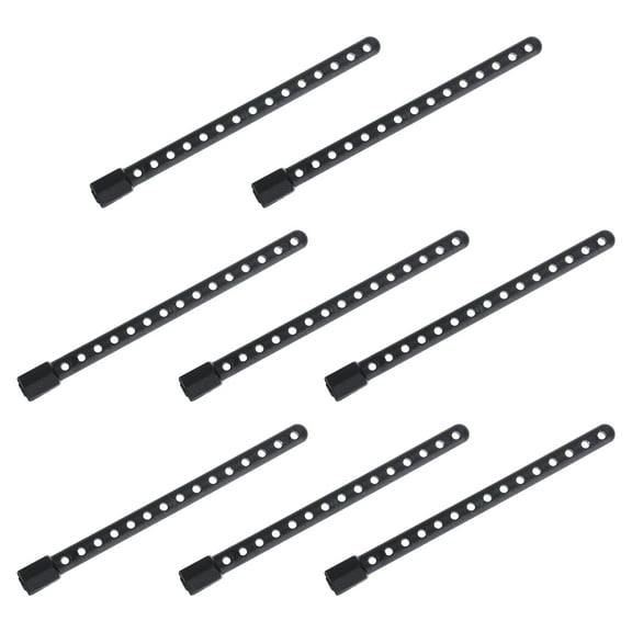8Pcs Plastic Body Post Mounts RC Car Shell Column 7cm Length for Cars 94102 94122 94103 94123 1/10 Scale RC Car, Black