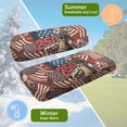 thumbnail image 6 of Yuyamidu 250 Years American Flag Golf Cart Seat Cover Set of 2 Eagle Seat Bottom Cushion Backrest Pad for Golf Cart Seat Decor for 2 Person Seats Easy to Clean Easy to Install, 6 of 8