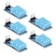 thumbnail image 2 of Sensor de temperatura y humedad, 5 piezas Sensor de temperatura y humedad Módulo de sensor de humedad Módulo de humedad construido para el futuro, 2 of 8