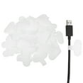 thumbnail image 1 of Uxcell Cable Labels, 40Pcs Waterproof Writable Wire Labels for Electronics Cord Management, White, 1 of 7