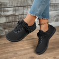 thumbnail image 5 of Casual Flat Shoes for Wide Toe Soft Insoles Comfortable Everyday Sneakers All Day Wear Women's Breathable -On Walking Footwear, 5 of 8