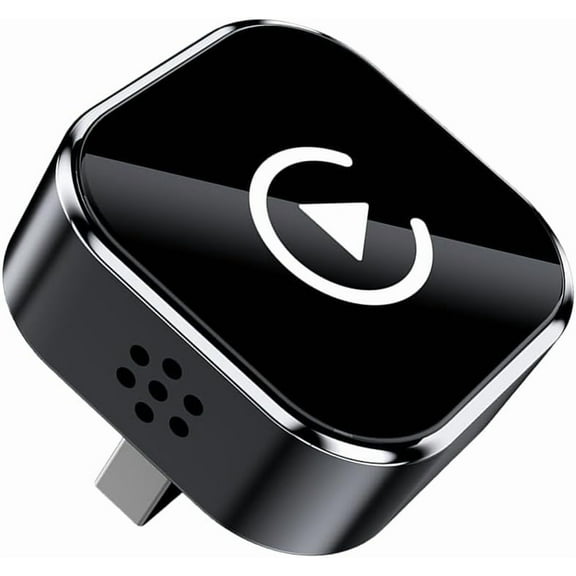 CNV CarPlay Adapter for iPhone Android, 2 in 1 Bluetooth Carplay Plug and Play for Car, with 2.4/5GHz WiFi and Bluetooth 5.0, 2025 Upgraded Mini USB Wireless Apple Car Play Adapter (Style-B)