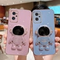 thumbnail image 5 of Funda chapada con soporte plegable de astronauta para Xiaomi Note 12 12S 12C 11 11S 10S 10A 9T A1, funda de silicona con soporte para Redmi Note13, 5 of 5