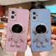 thumbnail image 5 of Funda chapada con soporte plegable de astronauta para Xiaomi Note 12 12S 12C 11 11S 10S 10A 9T A1, funda de silicona con soporte para Redmi Note13, 5 of 5