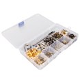 thumbnail image 4 of Grommet Tool Kit,400Pcs Grommets 5mm 4 Eyelet Kit Leather Grommets Kit Smooth Operation, 4 of 8
