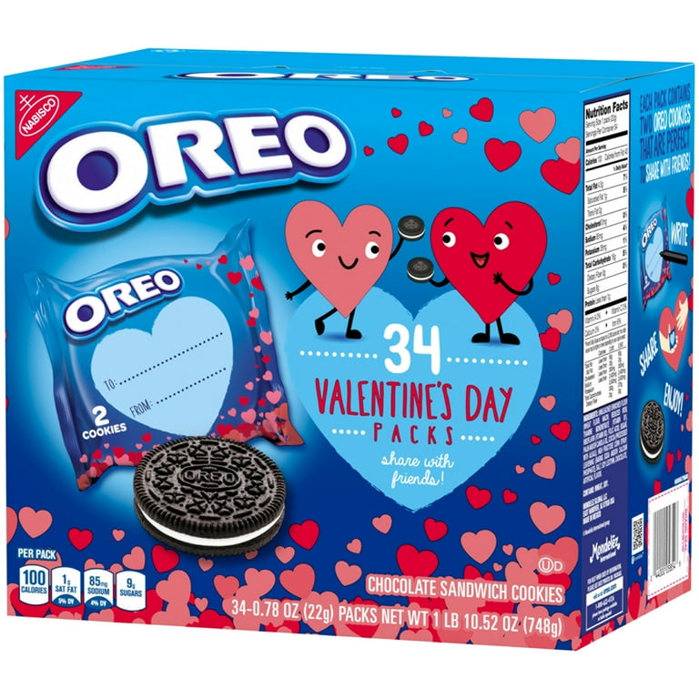 Nabisco Oreo Valentine s Day Chocolate Sandwich Cookies Packs