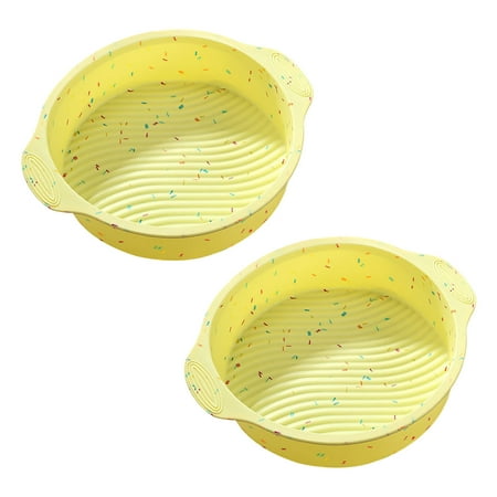 

Fuieoe Cake Stand Fan Round Silicone Cake Mold Baking
