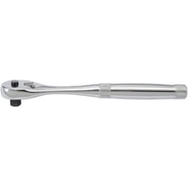 Queller Wholesale Proto Hand Ratchet - Pear, Reversing - 5.5 in. Overall - Chrome, 8 deg Min Arc Swing
