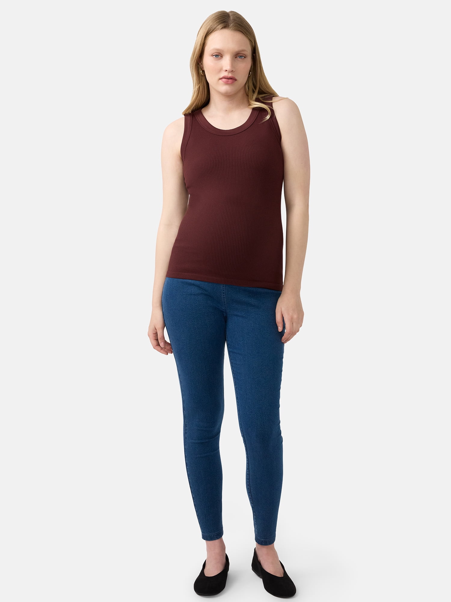 Ingrid & Isabel For Every Belly Women's Maternity Seamless Ribbed Tank Top, Sizes S-XXL