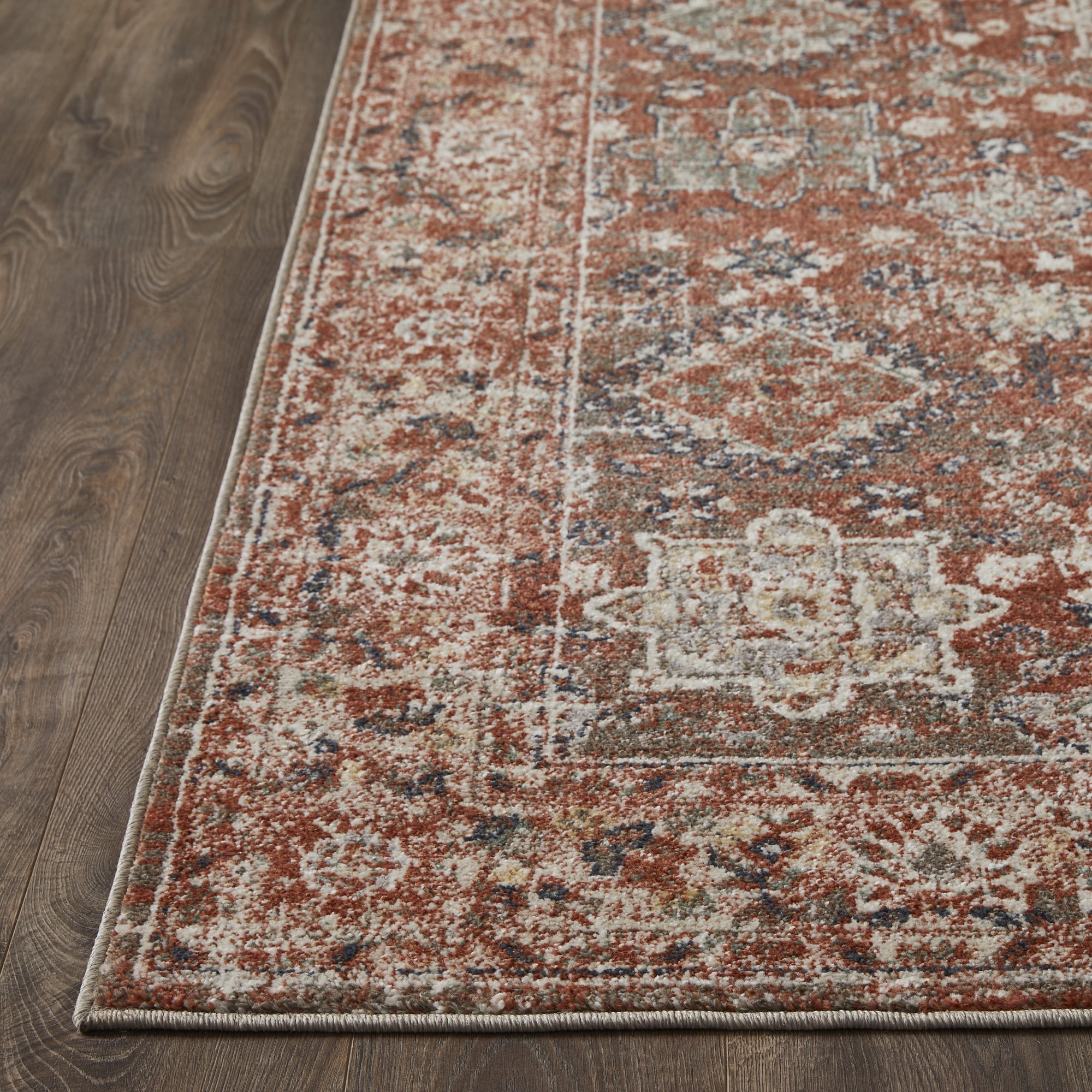 Loomaknoti Malanie Cortni 6' x 9' Red Oriental Indoor Area Rug